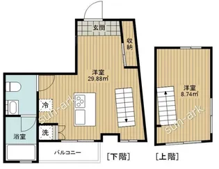 東京都千代田区神田猿楽町2【マンション】の間取り