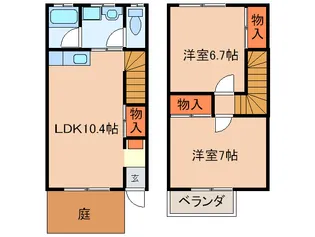 愛知県名古屋市守山区川宮町【一戸建】の間取り