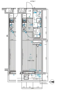 メインステージ武蔵関駅前【4階】の間取り