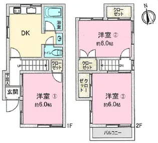 東京都西東京市芝久保町5【一戸建】の間取り