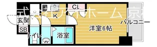 エスリード京橋グレイス【10階】の間取り