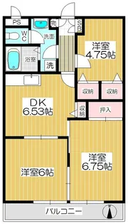 グレースメゾン(新曽)【2階】の間取り