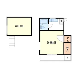 塚原コーポ【2階】の間取り