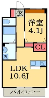パッション スカイ【1階】の間取り