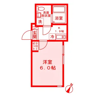 アバンサール上大岡【3階】の間取り