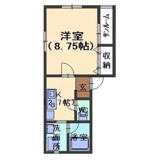 ヴェルジェ福久【1階】の間取り