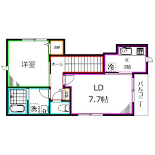 スプリングハウス【2階】の間取り