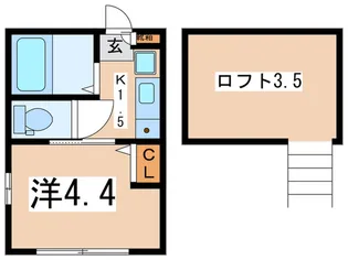 ビナフォルム【2階】の間取り