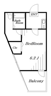 ハイズ西千葉【2階】の間取り