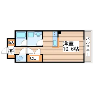 長町南クレスト【2階】の間取り