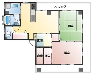 紀マンション【2階】の間取り