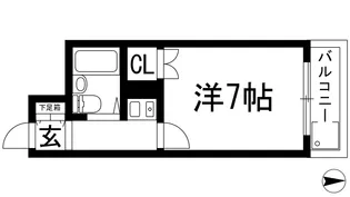 エルベラーノ宝塚【3階】の間取り