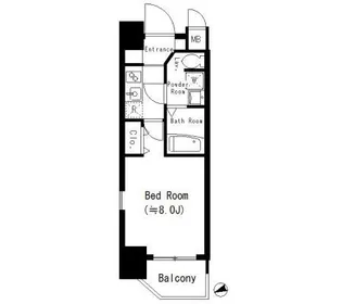 ルーエ天満橋【11階】の間取り