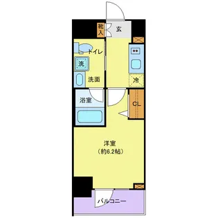 ステージグランデ本千葉【5階】の間取り