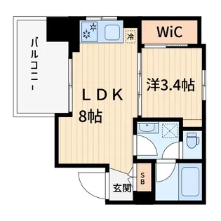 グランカーサ川口並木【6階】の間取り
