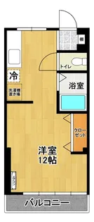 学生第一コーポ【1階】の間取り