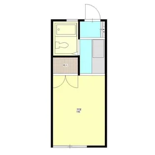 シャトーレ中里【1階】の間取り