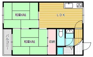ガーデンヒル平野【3階】の間取り