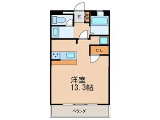 OS・SKYマンション鹿子【3階】の間取り