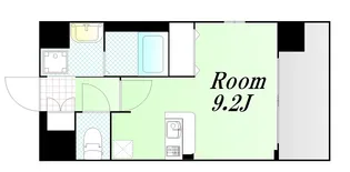 レオンコンフォート新梅田【2階】の間取り
