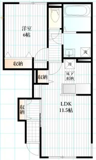 シャノワール柏木【1階】の間取り