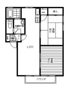 フォーレス南町A【1階】の間取り