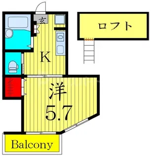 ルナリアIV【2階】の間取り