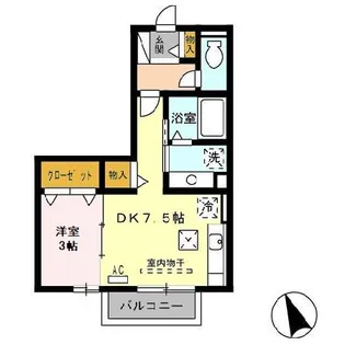 クレストヒルズA【2階】の間取り