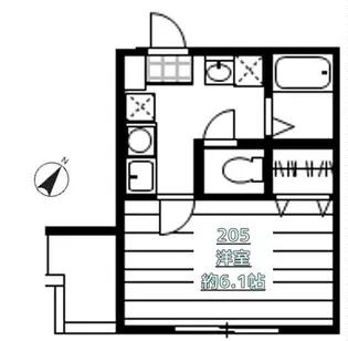 リーヴェルポート立石フェリーチェ【2階】の間取り