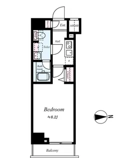 メインステージ武蔵関駅前II【5階】の間取り