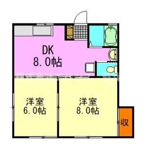 第三タウニィ宮崎【1階】の間取り