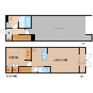 ラフィナM【1階】の間取り