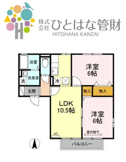 グリーンコート B【1階】の間取り