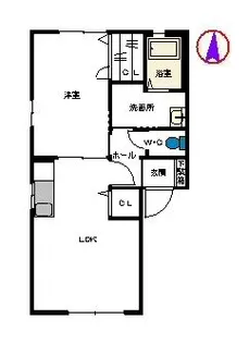 フレグランスK【1階】の間取り