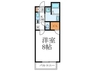 ペル-ジュ油小路【3階】の間取り