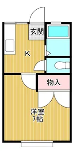 ハイツ江北【2階】の間取り