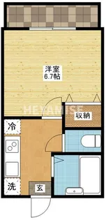 サナム葉山【2階】の間取り
