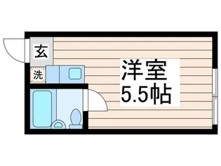 アムール池袋【1階】の間取り