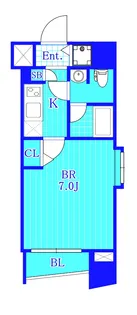 ガーラグランディ横濱桜木町【8階】の間取り