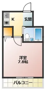 ハイツシゲノ【2階】の間取り