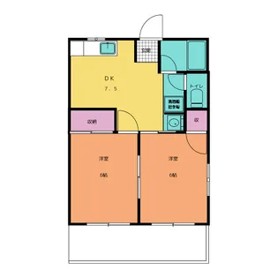 シティハイムマエダ【1階】の間取り