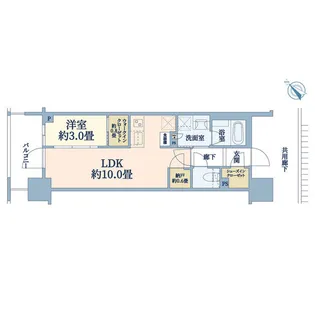 リビオ新横浜【3階】の間取り