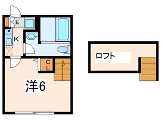 メテオール上星川【2階】の間取り