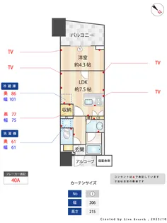 プラウド渋谷東【3階】の間取り