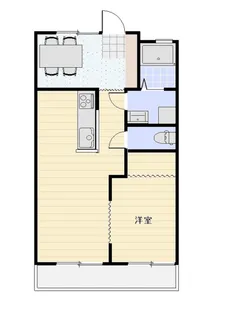 ラ・トゥール林道【4階】の間取り