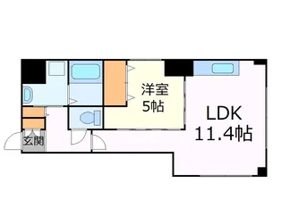 プライムアーバン大通公園I【2階】の間取り