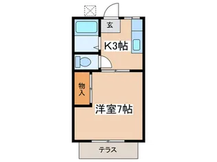 イワマハイツ【1階】の間取り