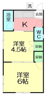 土方ハイツ【1階】の間取り