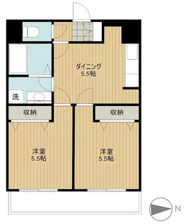 テラス桜丘【3階】の間取り