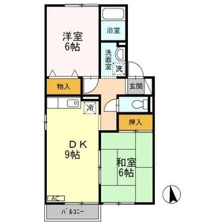エクセル【1階】の間取り